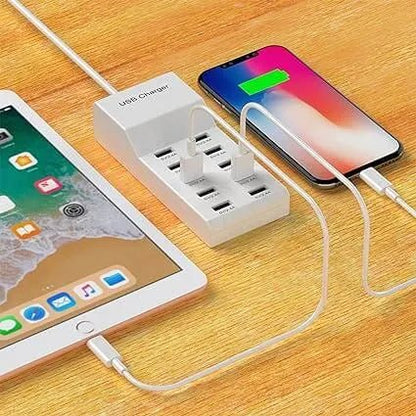 10 Port USB Desktop Charging Station - 1