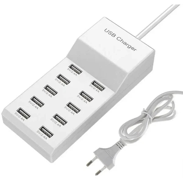 10 Port USB Desktop Charging Station - 1