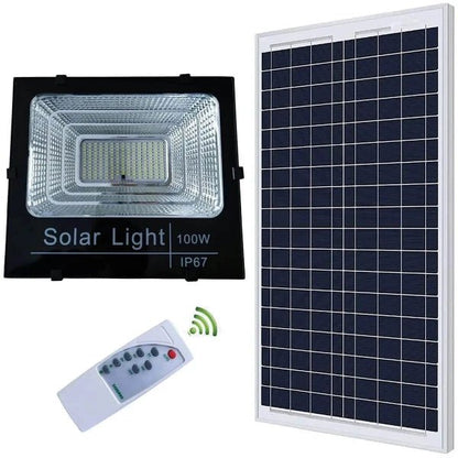 100W Solar Panel Flood Light - 2