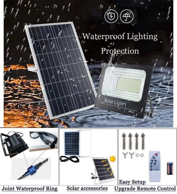 100W Solar Panel Flood Light - 2