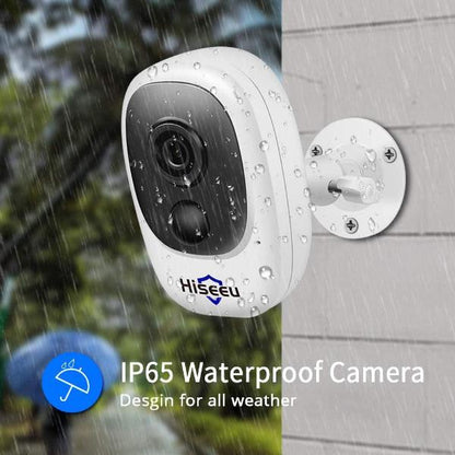 1080P HD Wireless WiFi Security Camera with Rechargeable Battery - Camera