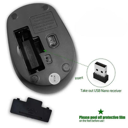 2.4G Wireless Mouse with Nano Receiver - pc acc