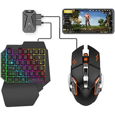 4 - in - 1 Keyboard & Mouse Combo for Mobile FPS Gaming - Mobile