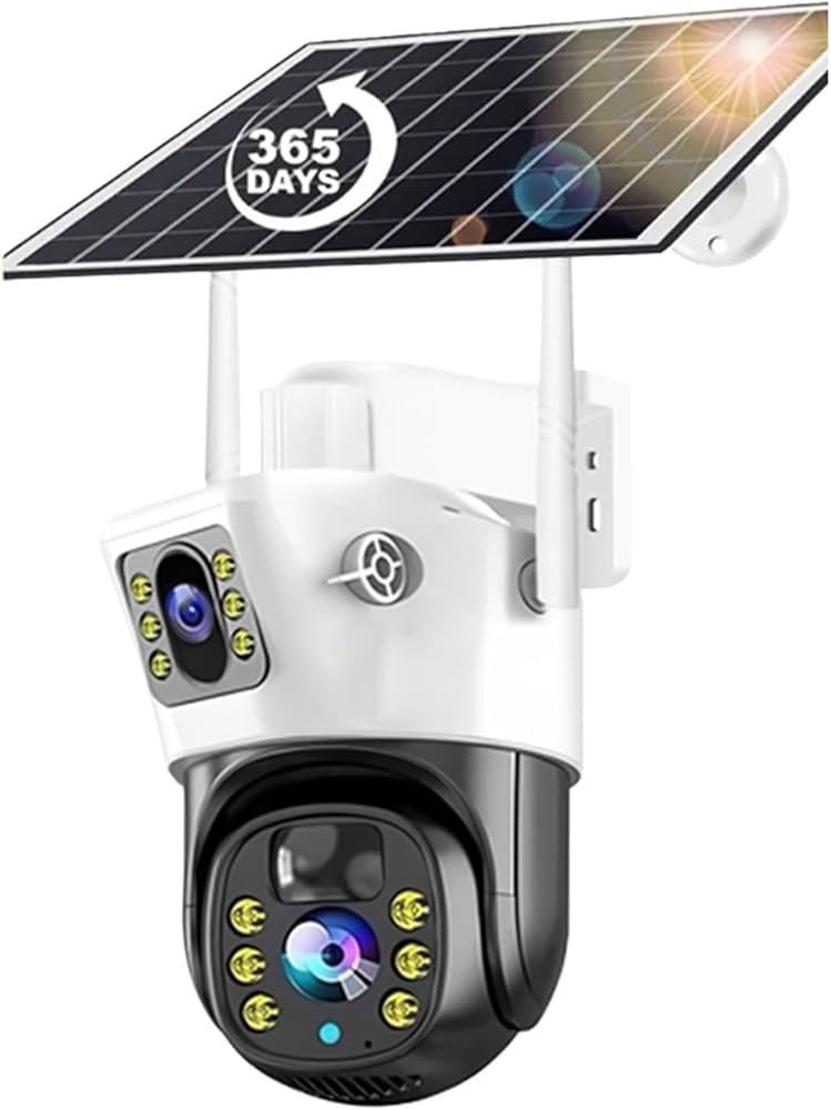 8MP 4K Outdoor Solar Camera with 4G SIM Card - 2