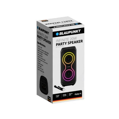 Blaupunkt Infinite 20W Party Speaker & Wired Mic - Bluetooth Speaker