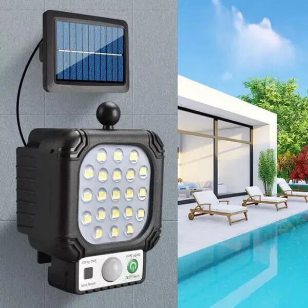 Bright Sensor Lamp With Solar Panel - Lights