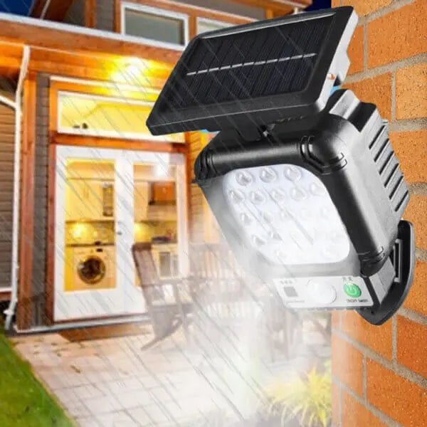 Bright Sensor Lamp With Solar Panel - Lights