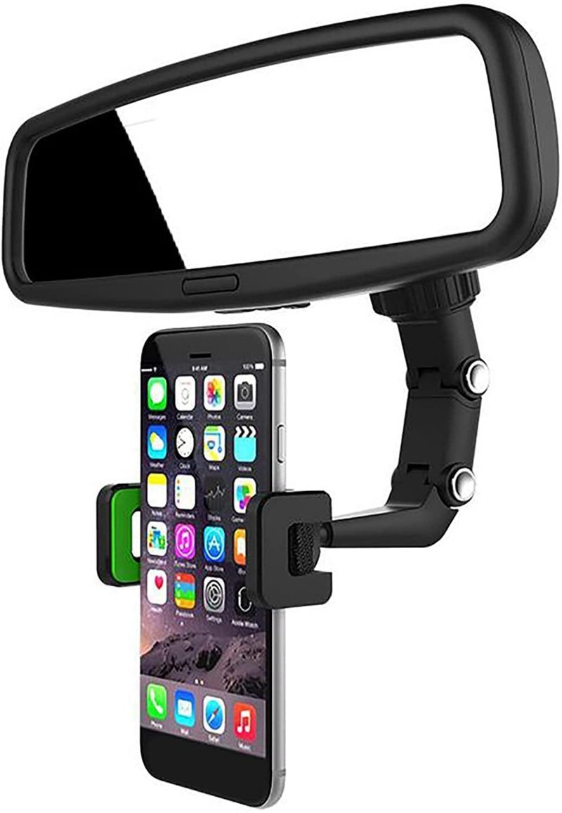 Car Rearview Mirror Phone Holder - 3