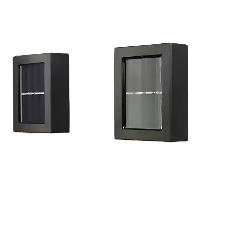 Compact Solar Wall Light for Outdoor Spaces - 2