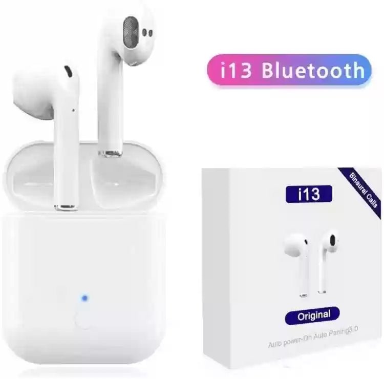 i13 TWS Bluetooth Earphones & Charging Case - headphones