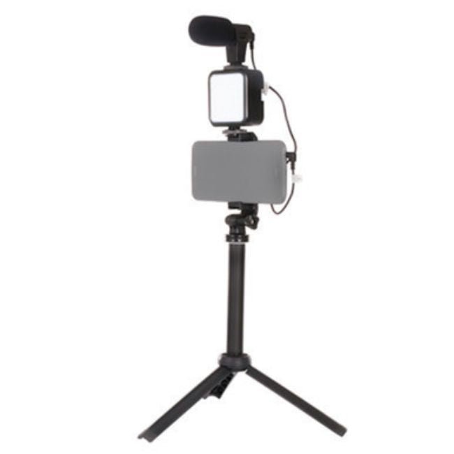 Microphone Desktop Tripod Vlogging Kit with Stand Fill Light - Mobile