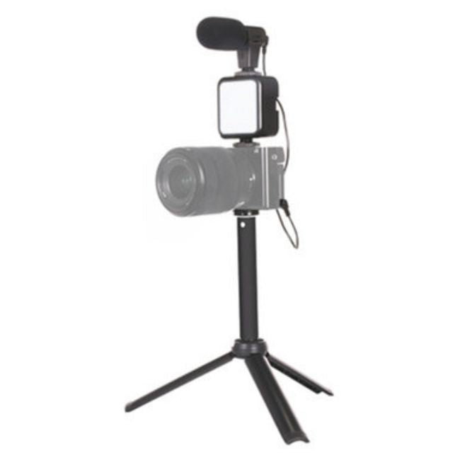 Microphone Desktop Tripod Vlogging Kit with Stand Fill Light - Mobile