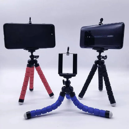 Universal 5.8 Inch Mobile Phone Tripod Holder - Mobile