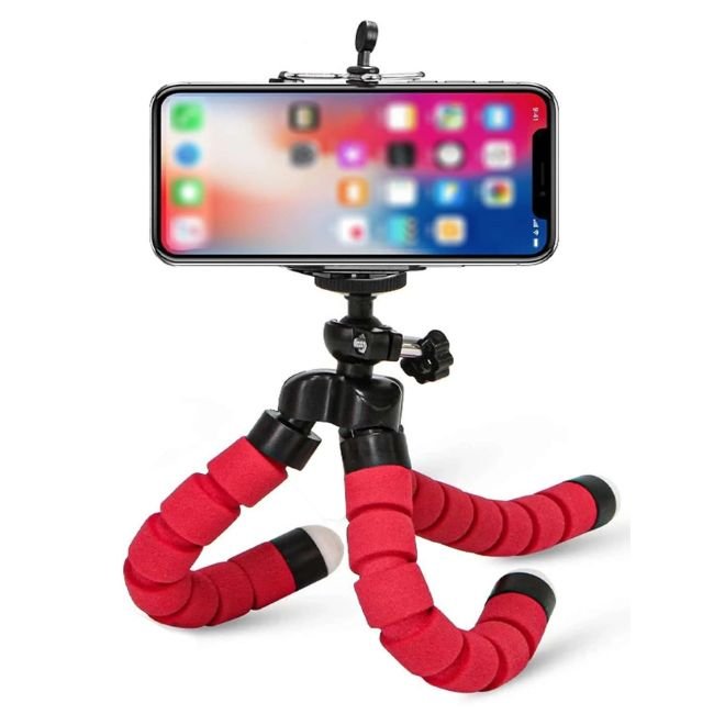 Universal 5.8 Inch Mobile Phone Tripod Holder - Mobile