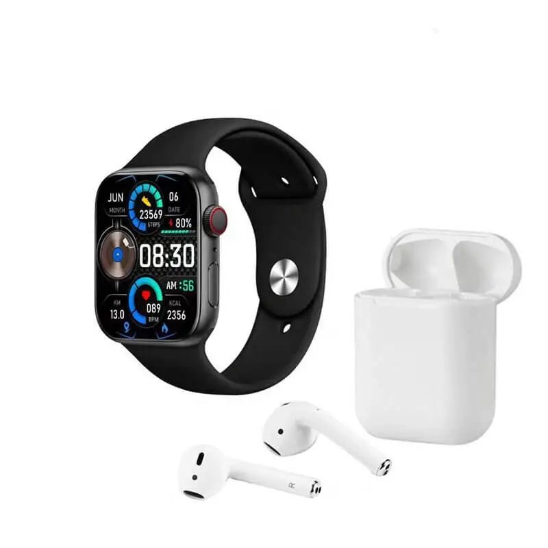 W8 Ultra Combo Smartwatch with TWS Earbuds - headphones