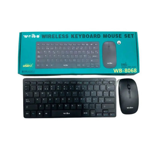 Wireless Portable Keyboard and Mouse Set - pc acc