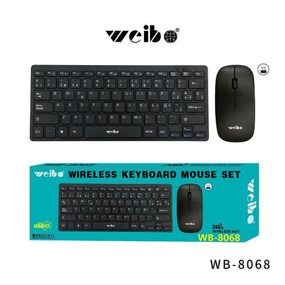 Wireless Portable Keyboard and Mouse Set - pc acc